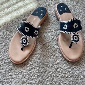 Padded Navy/White Jack Rogers